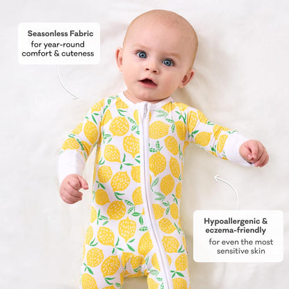 Little Sleepies Pajamas for Baby Boys & Girls, Viscose from Bamboo Baby Pajamas, Preemie & Newborn