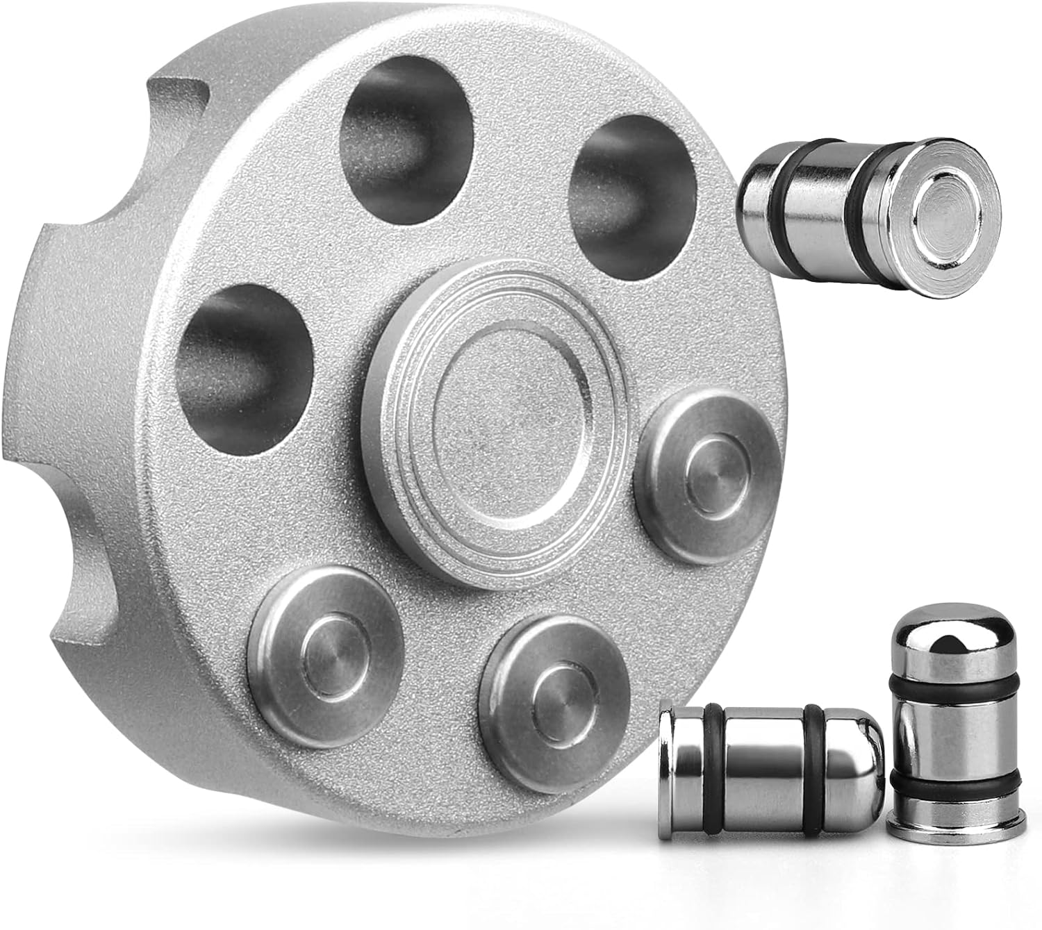 Desk Fidget Spinner Chain, Fidget Toy Metal, Infinity Cube Spinner Gift For Kids and Adults