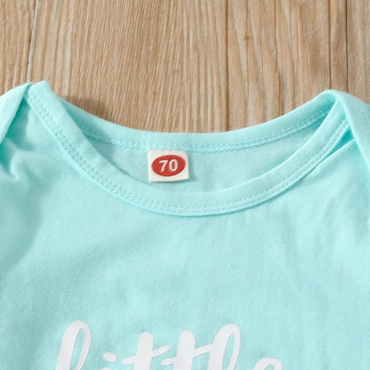 AMAWMW Newborn Baby Girl Little Sister Sleeper Gown Stripe Long Sleeve Nightgown Pajamas Gifts