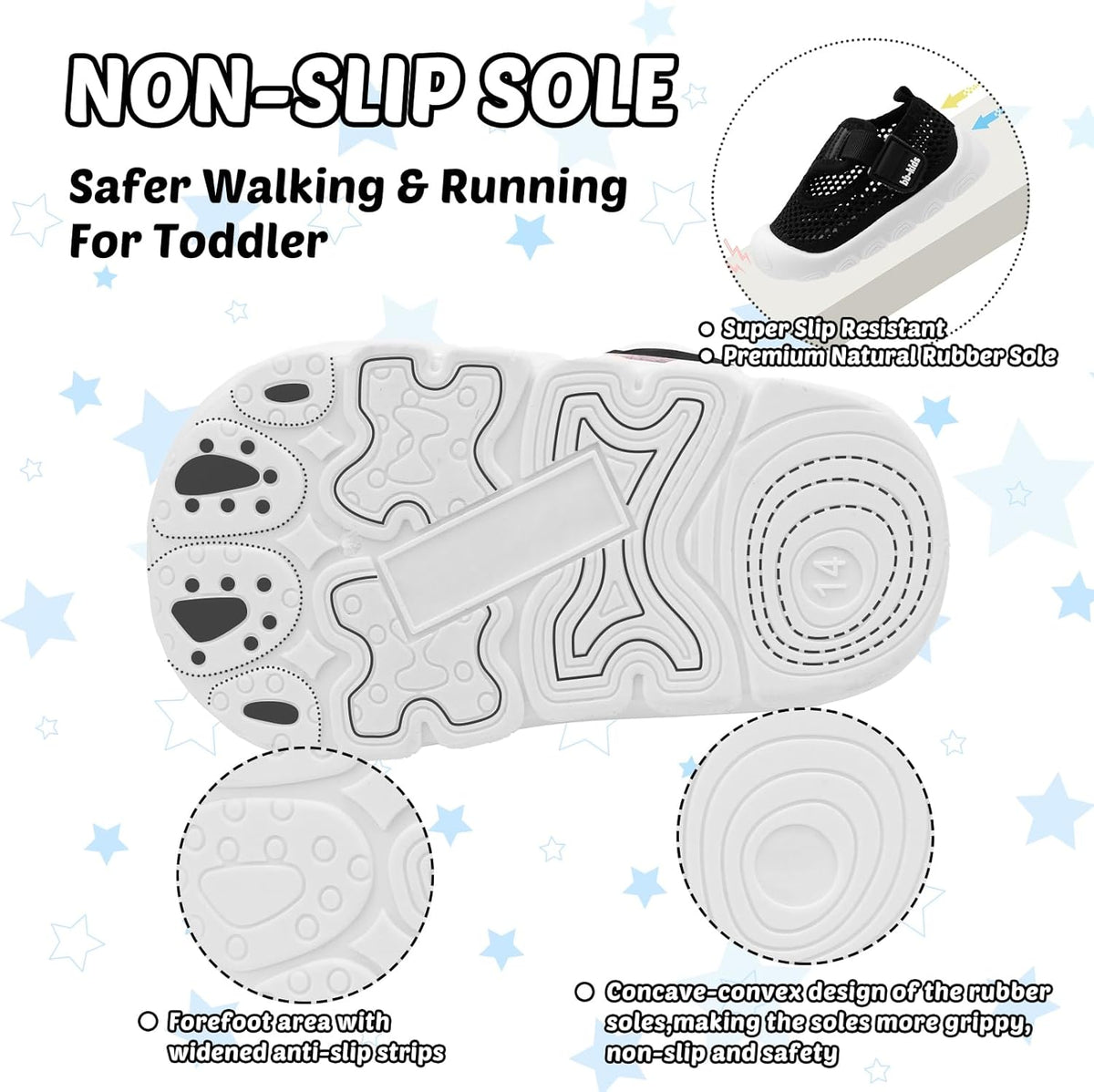 Baby Walking Shoes Toddler Girl Boy Soft Sole Breathable Mesh Slip on Summer Wide Shoes Infant