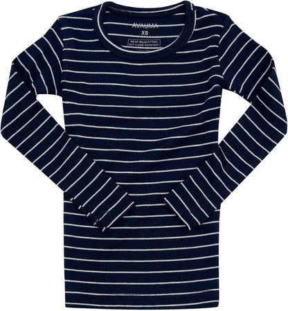 AVAUMA Stripe Pattern Baby Boys Girls Pajama Set Kids Toddler Snug fit Ribbed Sleepwear pjs for