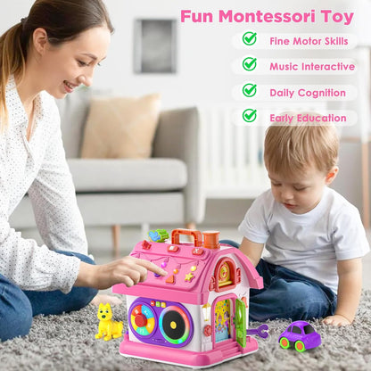 Musical Montessori Toys for 1 Year Old Girl Gifts, First Birthday Gifts for 1 Year Old Girl