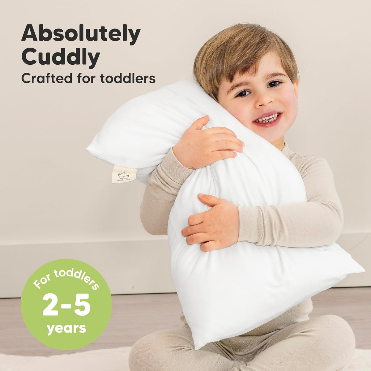Toddler Pillow with Pillowcase - 13x18 My Little Cuddly Pillow, Viscose Derived From Bamboo Nursery