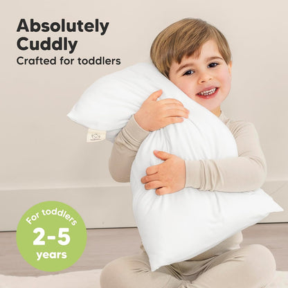 Toddler Pillow with Pillowcase - 13x18 My Little Cuddly Pillow, Viscose Derived From Bamboo Nursery
