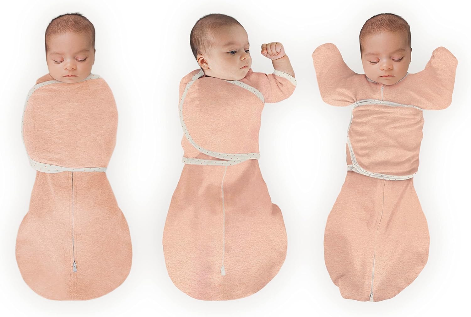SwaddleDesigns 6-Way Omni Swaddle Sack Arms Up Swaddle for Newborn, More Options to Calm Startle