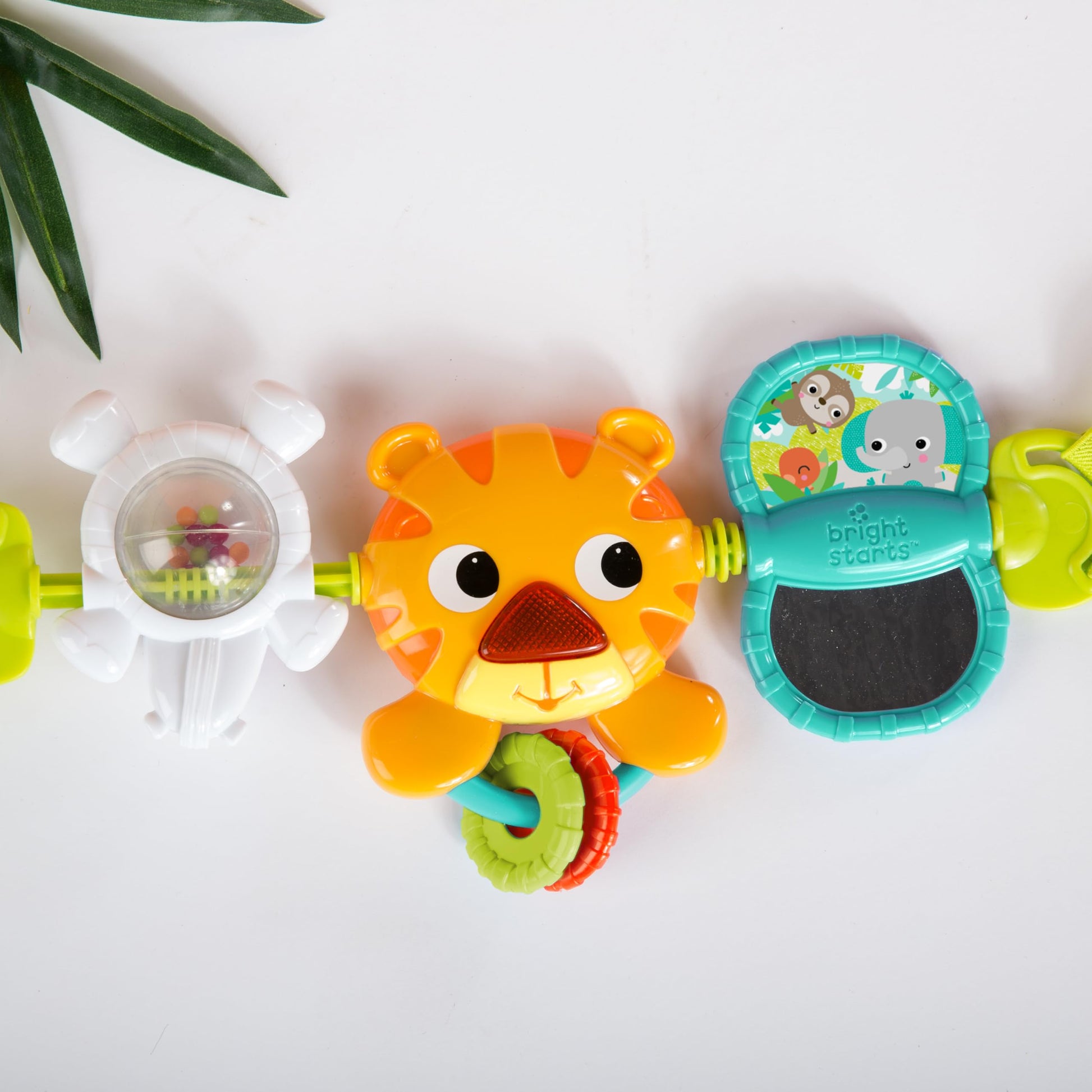 Bright Starts Take Along Musical Carrier Baby Activity Toy Bar, Hanging Car Seat Toy, 4 Fun