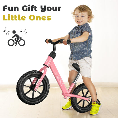 Bobike Toddler Balance Bike Toys for 2 to 5 Year Old Girls Boys Adjustable Seat and Handlebar
