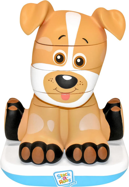 Stack-a-Roos Labrador Puppy by Salus Brands - Animal Stacking Toy, Educational Early Learning Toy
