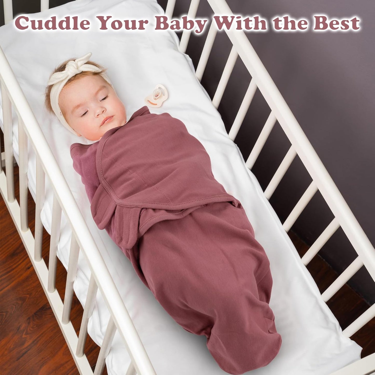Bublo Baby Swaddles for Newborns – 3-Pack Infant Swaddles 0-3 Months – Adjustable Swaddle Sleep
