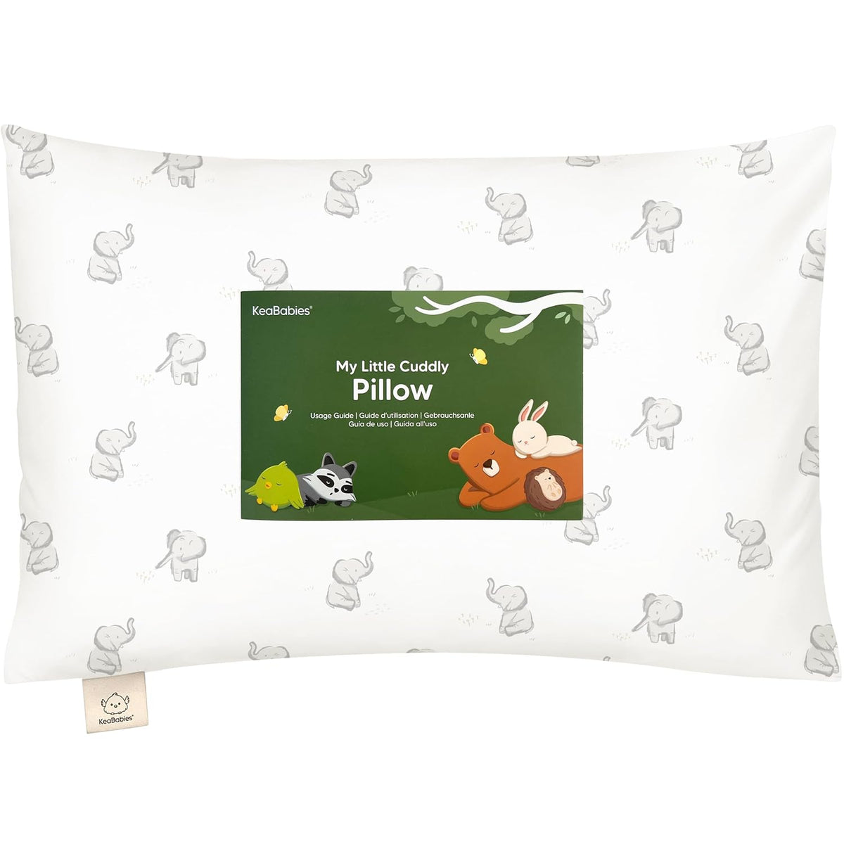 Toddler Pillow with Pillowcase - 13x18 My Little Cuddly Pillow, Viscose Derived From Bamboo Nursery