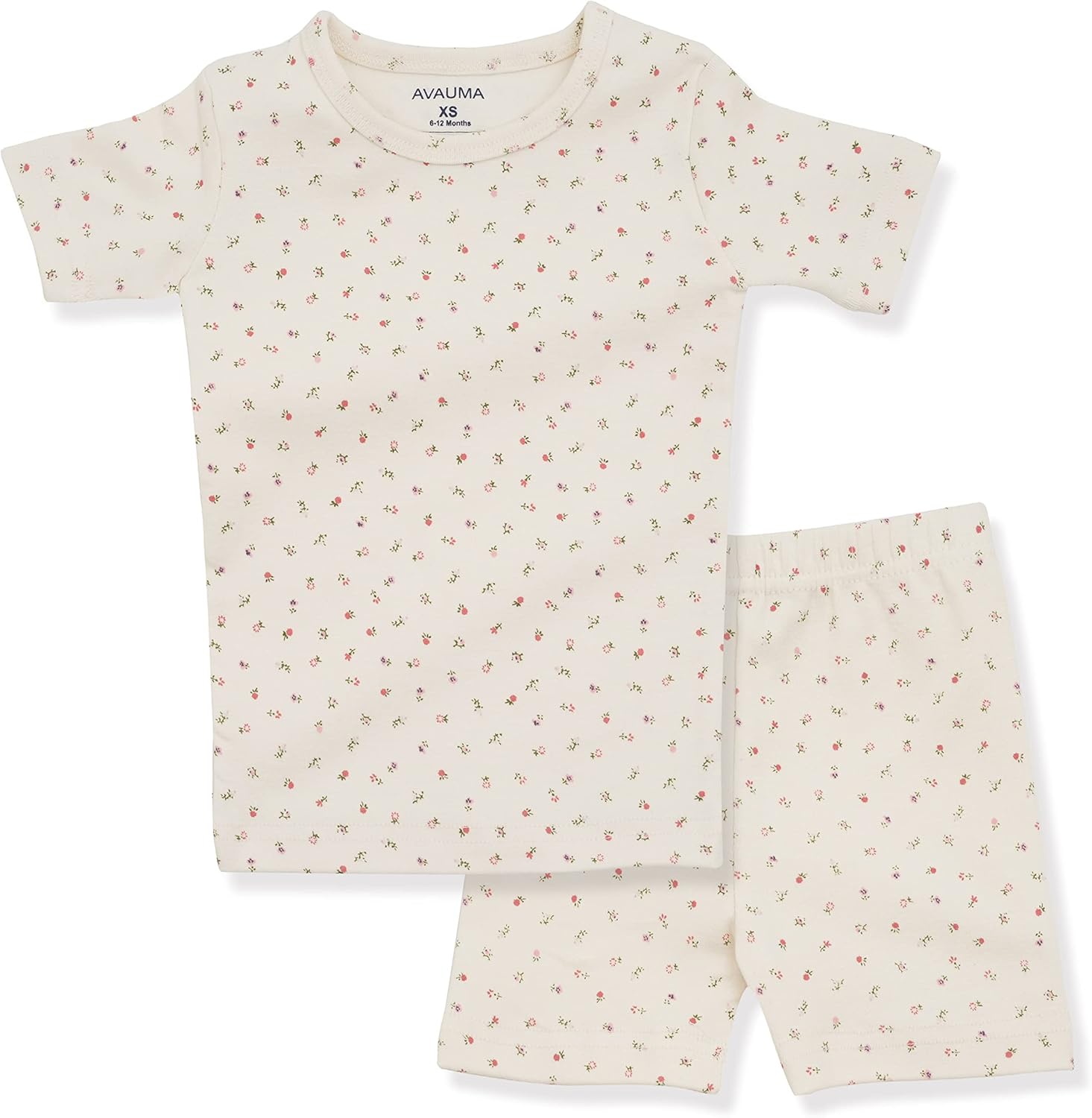 AVAUMA Baby Boys Girls Pajama Set 6M-7T Kids Cute Toddler Snug fit Pattern Design Pjs Cotton