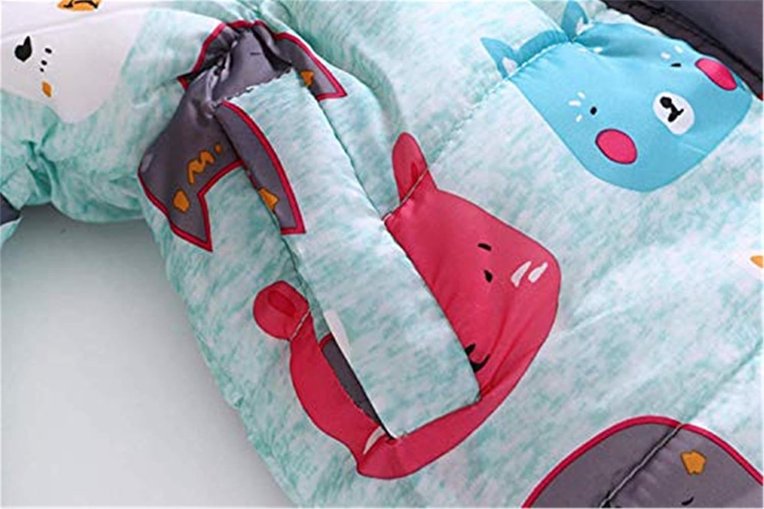 Miss Bei Girl's Winter Coat Jacket Hooded Kids Toddler Flower Print Parka Outwear Warm Cotton