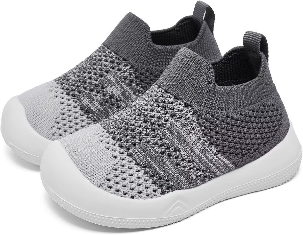 Eashi Baby Boy Girl Non-Skid Indoor Infant Walking Shoes Breathable Warm Elastic Sock Shoes with