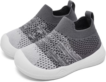 Eashi Baby Boy Girl Non-Skid Indoor Infant Walking Shoes Breathable Warm Elastic Sock Shoes with