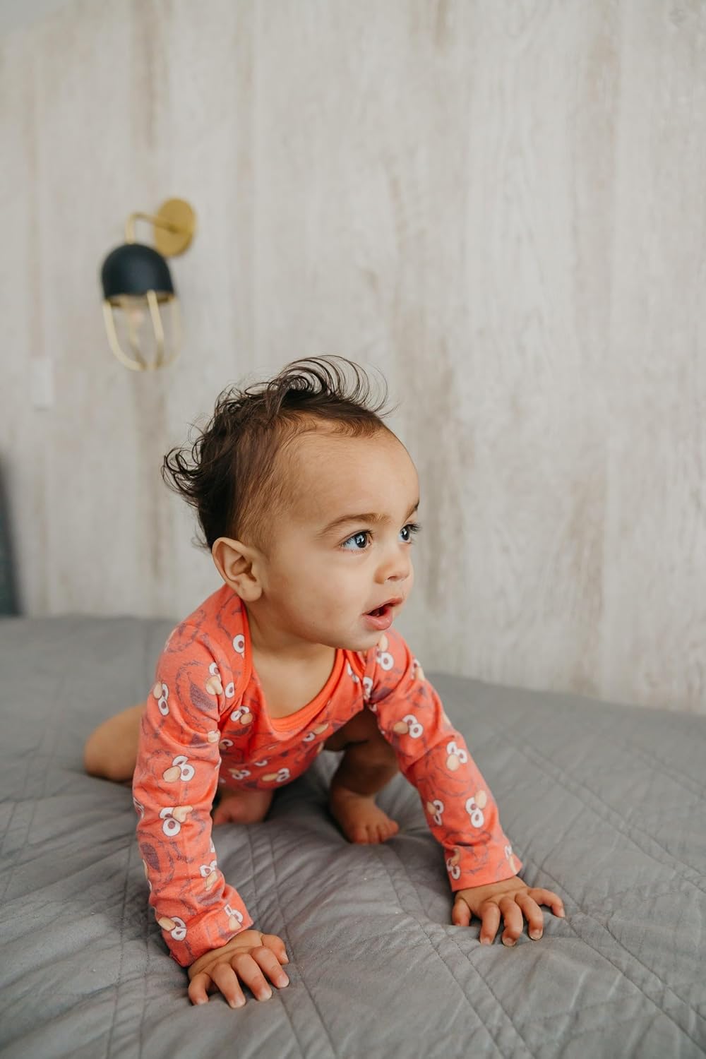 Copper Pearl Long Sleeve Bodysuit Baby: Ultra Soft Baby for Newborns, Boys, and Girls - Stylish