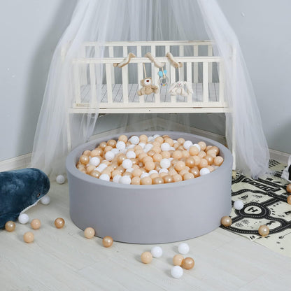 GOGOSO Ball Pit Balls for Toddlers, Brown Plastics Balls for Ball Pool Birhtday Party Girls Kids