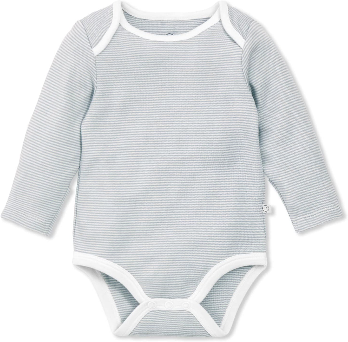 MORI Baby Supreme Comfort Long Sleeve Bodysuit for Boys and Girls - Unisex Romper with Envelope