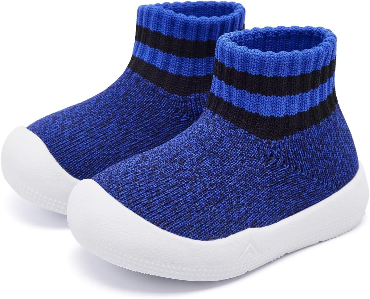 Eashi Baby Boy Girl Non-Skid Indoor Infant Walking Shoes Breathable Warm Elastic Sock Shoes with