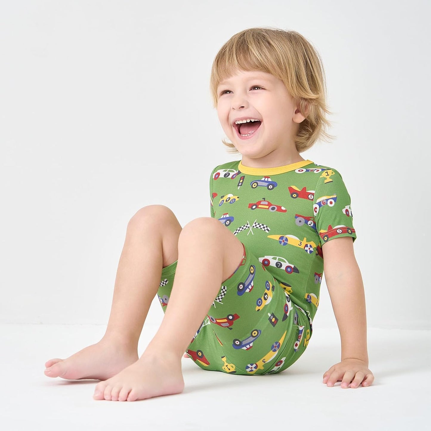 pureborn Baby Viscose From Bamboo Pajamas Set Pjs - Kids Toddler Girl Snug Fit Viscose Sleepwear