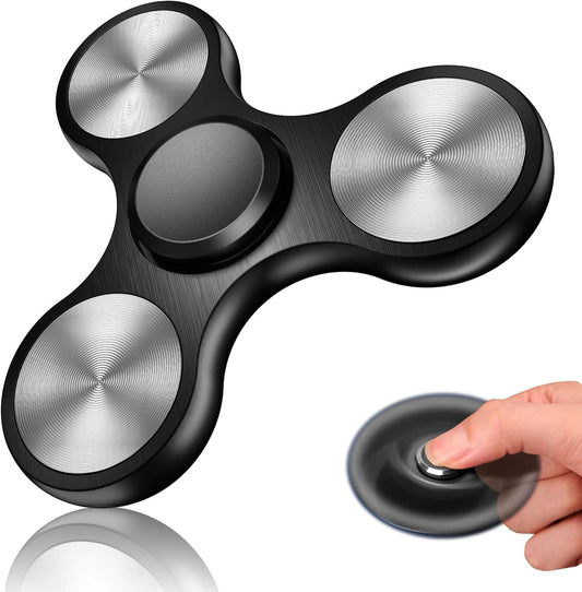Fidget Spinners Toy, 3-8 Min Spins Time Stainless Steel Bearing Metal Fidget Spinner, EDC ADHD