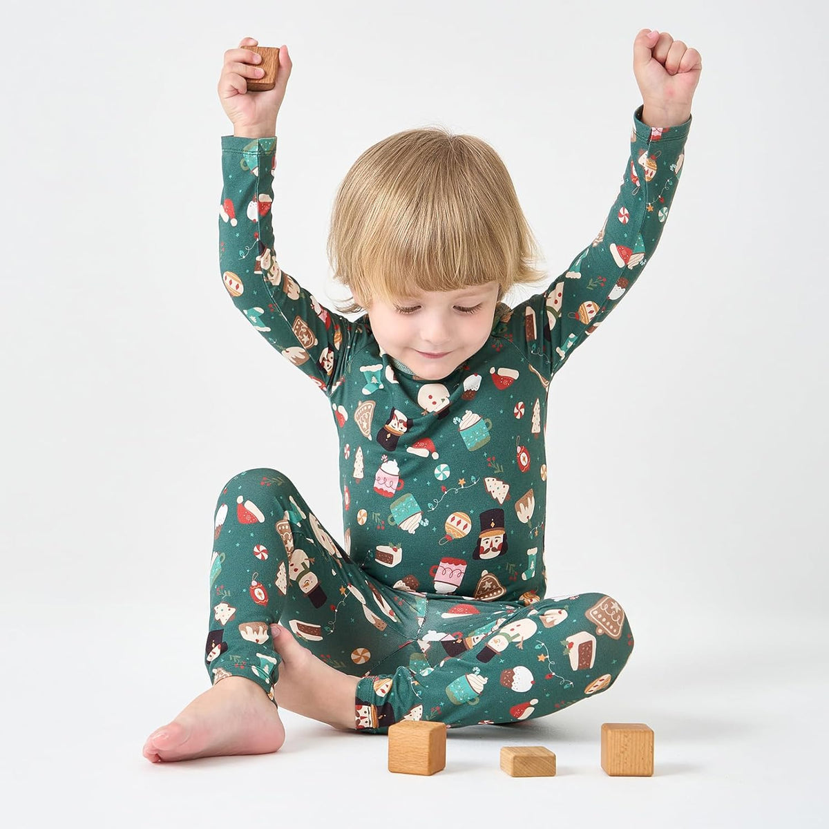 pureborn Baby Viscose From Bamboo Pajamas Set Pjs - Kids Toddler Girl Snug Fit Viscose Sleepwear