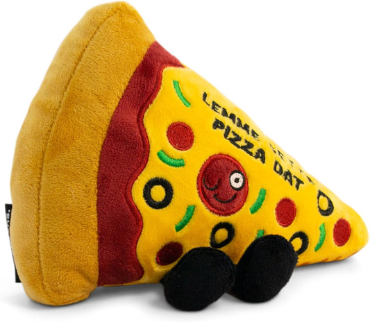Pizza Dat Plushie, Funny Meme Gag Gift, Comical Plush Collectible, Stocking Stuffer Present, Great