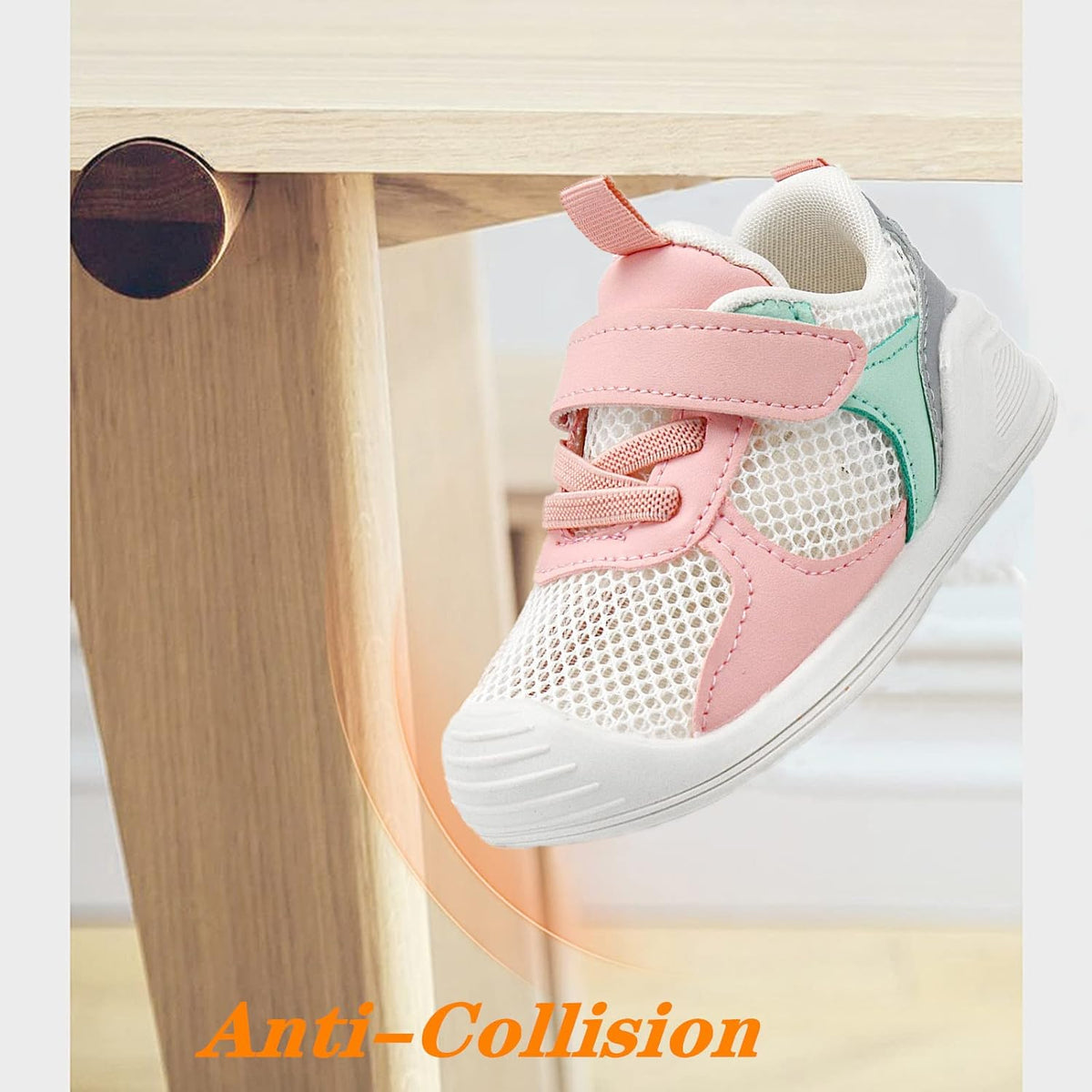 Baby Boy Girl Shoes Infant Non Slip Sneakers Breathable Lightweight Toddler First Walking Shoes 6