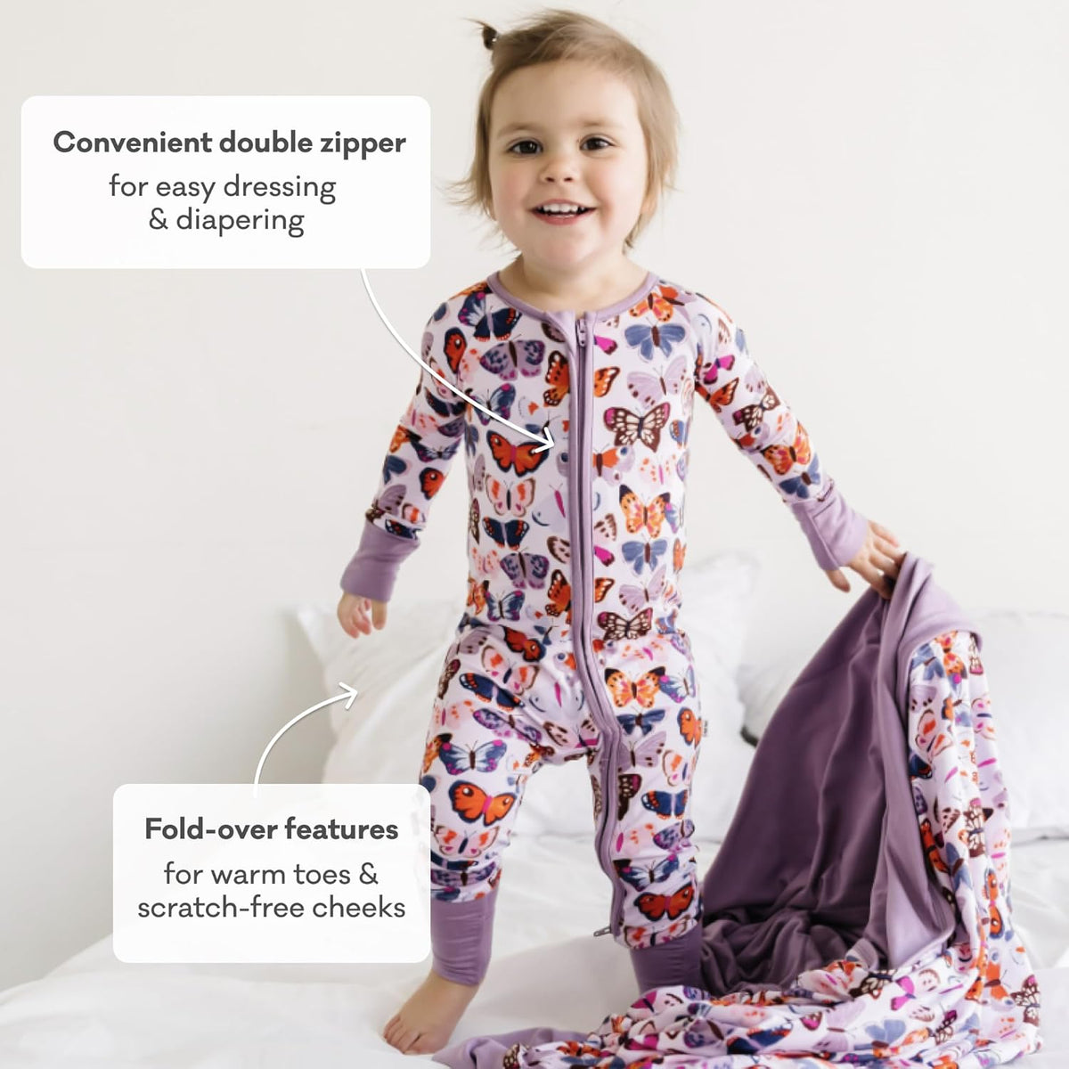 Little Sleepies Pajamas for Baby Boys & Girls, Viscose from Bamboo Baby Pajamas, Preemie & Newborn
