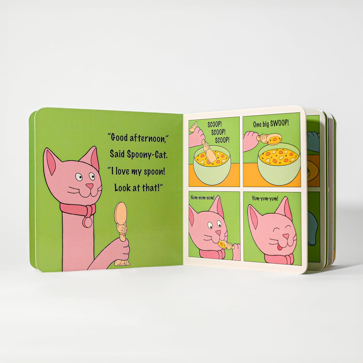 Made in USA Spoon la la Toddler Utensils Set (2 Pack) & Board Book - Spoon & Fork for Kids