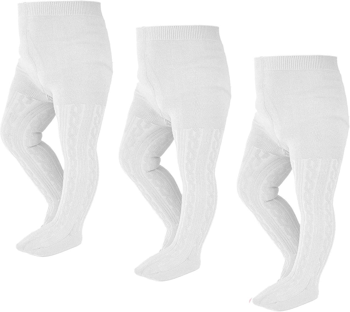 EPEIUS Baby Girl Tights Thick Cable Knit Leggings Stockings Cotton Pantyhose for Newborn Infant