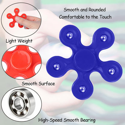 32 Pack High Speed Bearing Quiet Fidget Spinners Bulk, Stress Relief Sensory Fidget Toys Bulk for