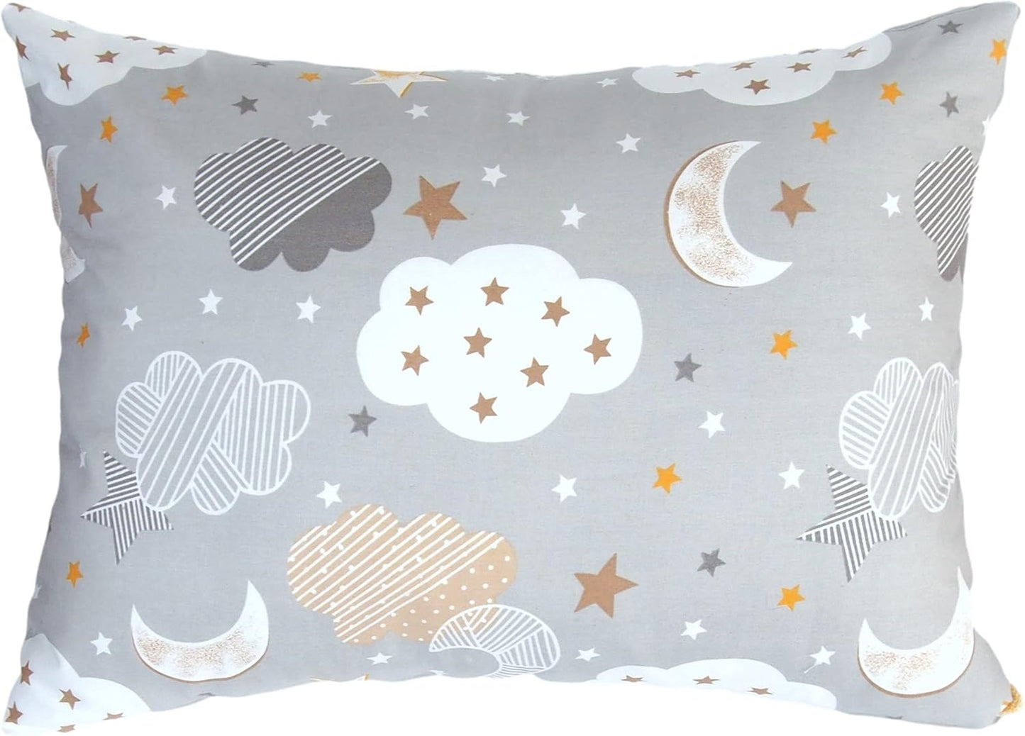Toddler Pillowcases 13x18 Grey - Cotton Toddler Pillowcase Star Moon, Toddler Star Pillowcase Boy