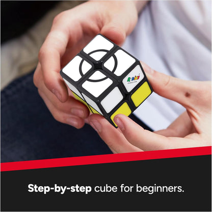 Rubik's Apprentice, 2x2 Beginner Cube 3D Puzzle Game Stress Relief Fidget Toy Easy Activity Cube