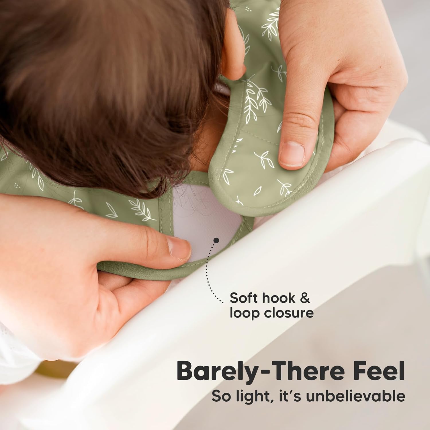 3-Pack Waterproof Baby Bibs for Eating - Lightweight Toddler Feeding Bibs with Large Food Catcher