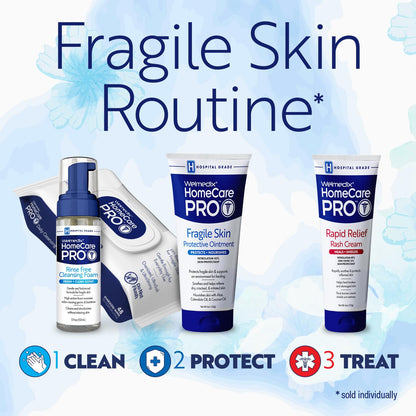 Rapid Relief Diaper Rash Cream with Zinc Oxide, Hospital Grade Barrier Cream for Adults, and Babies