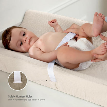 lulumoon Baby Changing Pad Cover: Muslin Diaper Changing Table Pad Cover - Changing Pad Sheets for