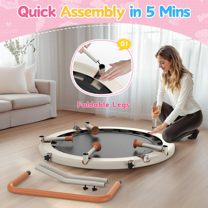 BCAN BT1 36'' Toddler Trampoline, ASTM Certified-Foldable Mini Trampolines for Kids Ages 1-6