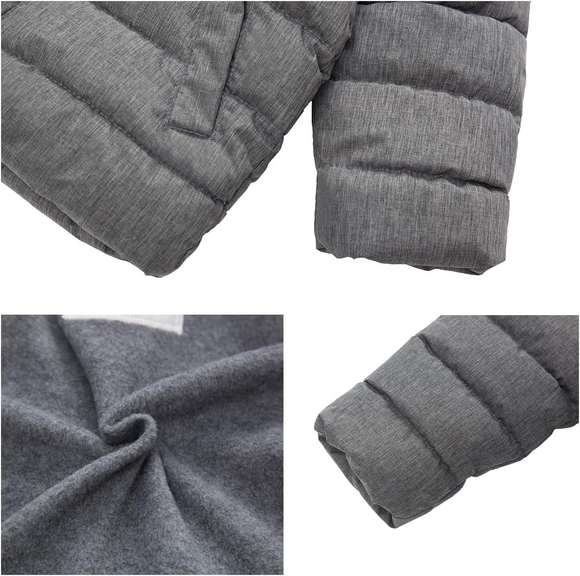 Rokka&Rolla Baby Boys' Water-Resistant Fleece Lined Puffer Jacket Winter Coat for Newborn Infant