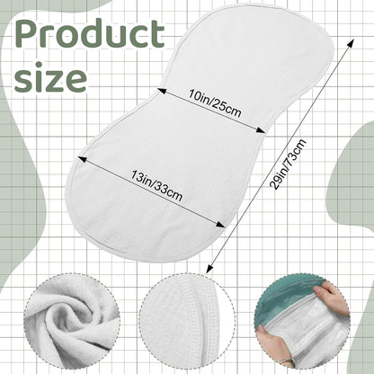 3 Pcs Changing Pad Liners Fits in Peanut Shape Changing Pad Waterproof Diaper Mats Organic Cotton