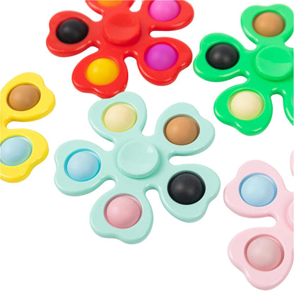 24 Pcs Fidget Spinners Bulk-Mini Pop Bubble Fidget Spinner Toys for Kids Teens Adults Birthday