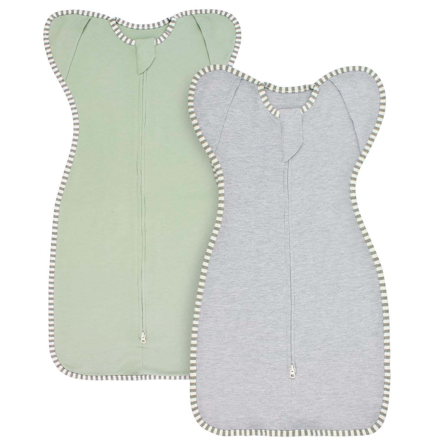 Transition Swaddles for Newborns Sleep Sack 0-3 Months Arms Up Swaddle Arms in/Out 2-Way Zipper