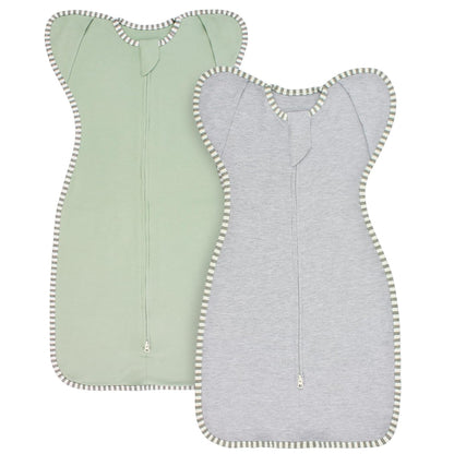Transition Swaddles for Newborns Sleep Sack 0-3 Months Arms Up Swaddle Arms in/Out 2-Way Zipper