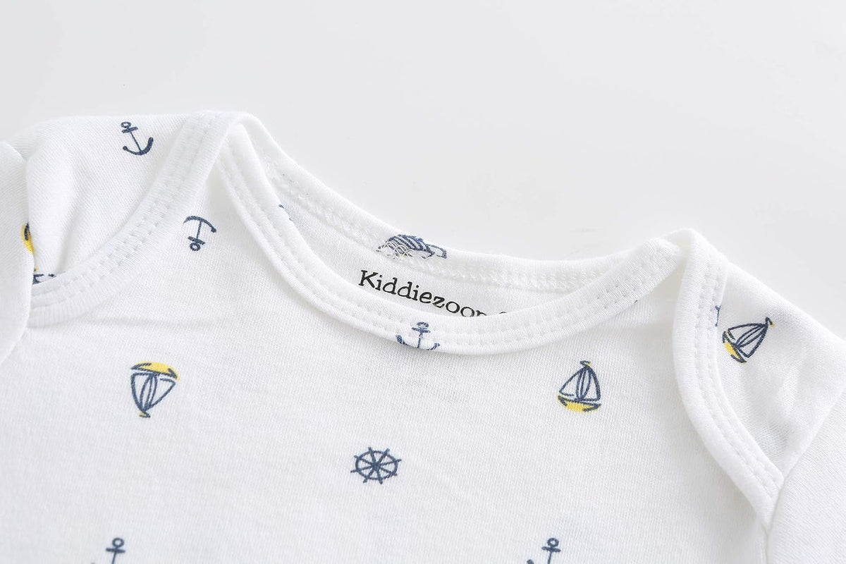 Baby Bodysuit Short Sleeve one-Piece Newborn Baby Clothes for Baby Boy and Girls
