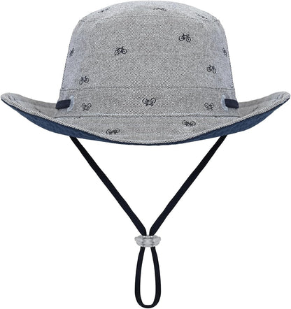 Kids Toddler Baby Boy Sun Hat Summer Bucket Hats with UPF 50+ UV Sun Protective
