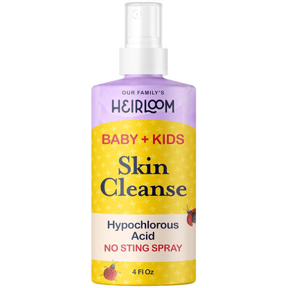 Hypochlorous Acid Spray for Kids - Gentle Skin Cleansing HOCL for Diaper Rash, Sensitive Skin