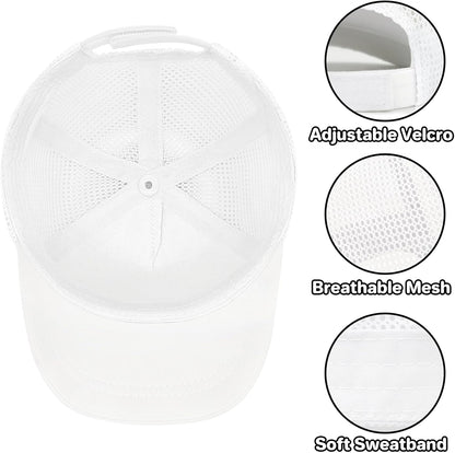 qikqik Baby Baseball Cap Toddler Baseball Hat with Mesh Infant Sun Hat UPF 50+ Baby Ball Cap