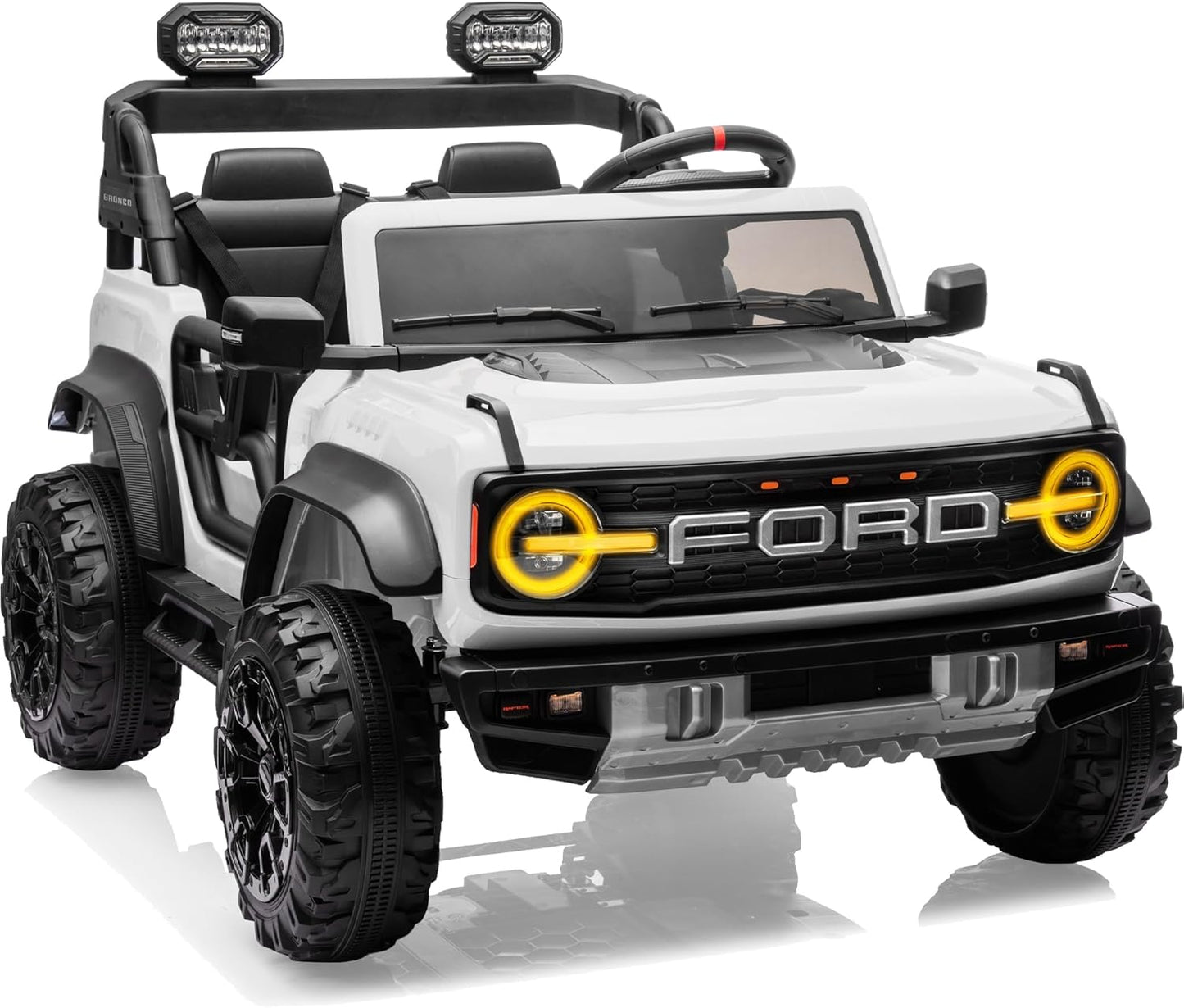 Licensed Ford Bronco Raptor 24V 2 Seater Kids Ride on Toys, Battery Powered Electric Ride on Car