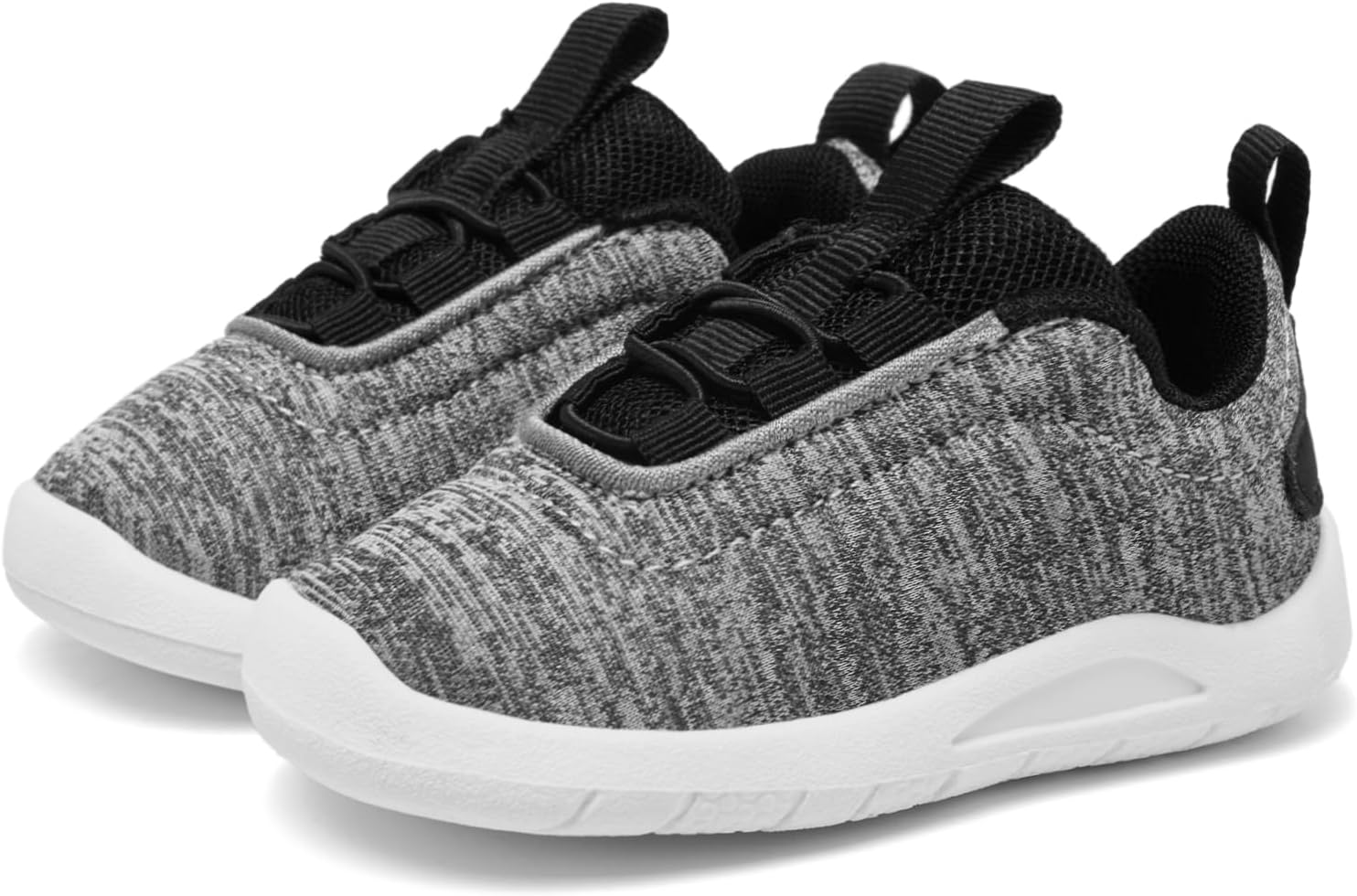 MORENDL Toddler Slip On Sneakers Baby Walking Shoes Non-Slip Breathable Unisex Pink Mesh Lace-Up