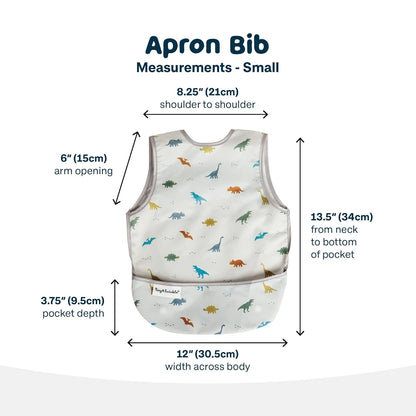 Tiny Twinkle Mess Proof Baby Bib - Waterproof & Lightweight Baby-Led Weaning Apron | 100% Recycled