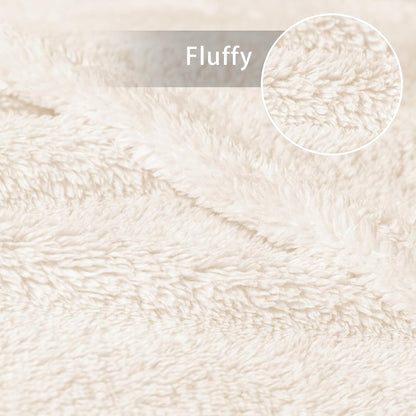 Exclusivo Mezcla King Size Flannel Fleece Blanket, Super Soft Velvet Plush Bed Blanket, Fuzzy Cozy